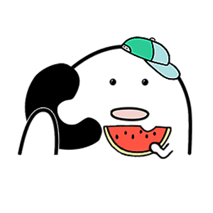 椰奶吃瓜表情包gif,表情包GIF里的夏日风情